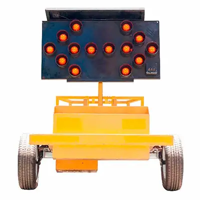Carro Flecha Solar Led ACTON Seguridad Vial