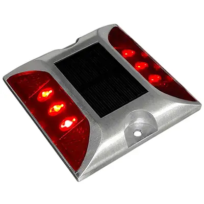 Tachas Solares Rojas sin vástago ACTON Seguridad Vial